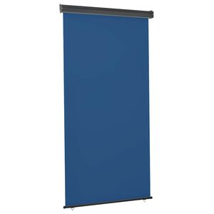 vidaXL Toldo lateral de balc&oacute;n azul 125x250 cm