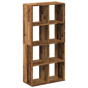 vidaXL Librer&iacute;a divisor madera ingenier&iacute;a envejecida 69,5x29x137,5 cm