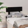 vidaXL Cabecero de cama madera maciza de pino negro 103,5x3x100 cm