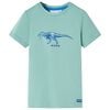 vidaXL Camiseta infantil caqui claro 116