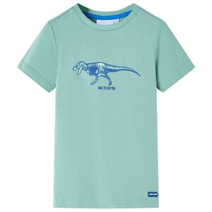 vidaXL Camiseta infantil caqui claro 116