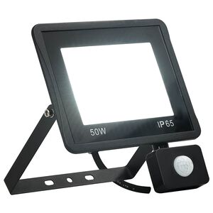 vidaXL Foco LED con sensor 50 W blanco frío