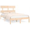 vidaXL Estructura de cama madera maciza 150x200 cm