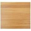 vidaXL Mesa auxiliar de madera maciza de roble 27x24x37 cm
