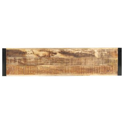 vidaXL Mesa consola de madera maciza de mango 150x35x76 cm