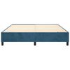 vidaXL Estructura de cama con somier terciopelo azul oscuro 180x200cm