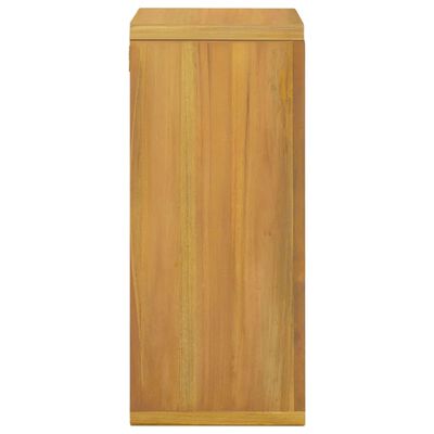 vidaXL Armario de baño de pared madera maciza de teca 45x30x70 cm