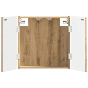 vidaXL Armario para dianas ALKMAAR Roble artisan 52,5 x 10,5 x 53,5 cm