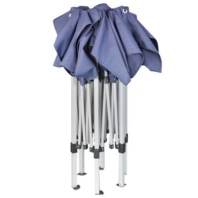 Carpa hexagonal desplegable azul oscuro 3,6x3,1 | vidaXL.es