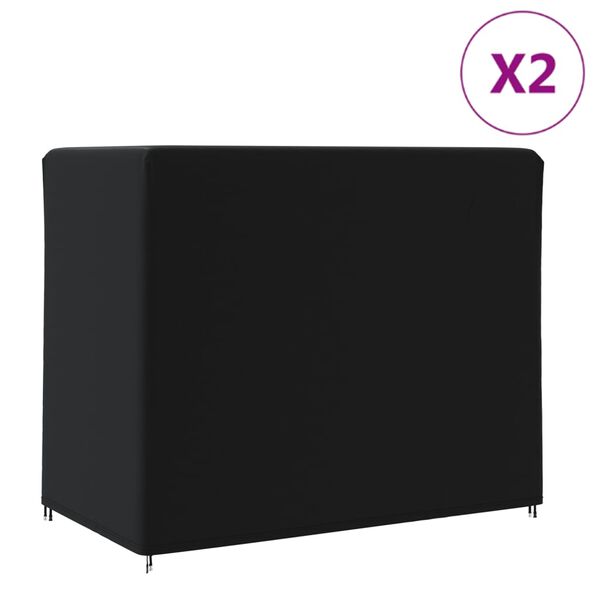 vidaXL Cubiertas columpios jard&iacute;n 2 uds tela Oxford 420D 220x135x170cm