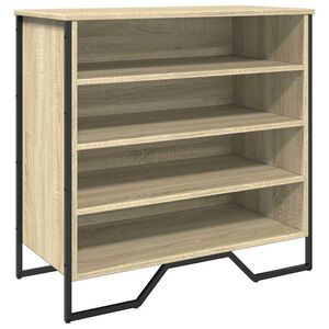 vidaXL Zapatero de madera de ingenier&iacute;a roble Sonoma 80x38x78 cm