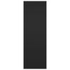 vidaXL Muebles para TV 2 uds madera contrachapada negro 30,5x30x90 cm