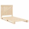 vidaXL Estructura de cama con cabecero madera maciza pino 100x200 cm
