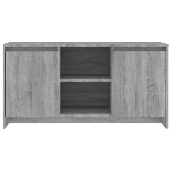 vidaXL Mueble de TV madera de ingeniería gris Sonoma 102x37,5x52,5 cm