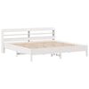 vidaXL Cama sin colch&oacute;n madera maciza de pino blanca 180x200 cm