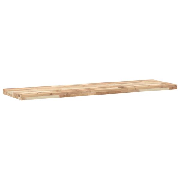 vidaXL Encimera tocador de ba&ntilde;o madera acacia sin tratar 140x40x4 cm