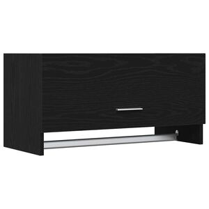 vidaXL Armario Roble Negro 70 x 32,5 x 35 cm Madera de ingenier&iacute;a