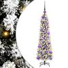 vidaXL &Aacute;rbol de Navidad artificial Blanco 120 cm PVC, Metal y Pl&aacute;stico