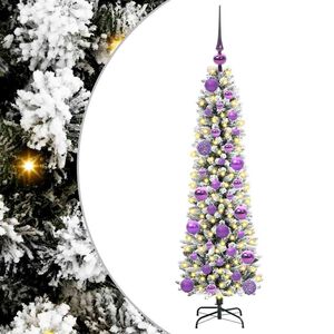vidaXL &Aacute;rbol de Navidad artificial Blanco 120 cm PVC, Metal y Pl&aacute;stico