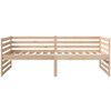 vidaXL Sof&aacute; cama sin colch&oacute;n madera maciza de pino 90x190 cm