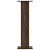 vidaXL Soportes altavoces 2 uds madera marr&oacute;n roble 30x30x95 cm