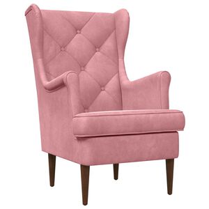vidaXL Sill&oacute;n Rosa Terciopelo