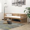 vidaXL Sof&aacute; cama con cajones madera pino maciza miel 90x200 cm