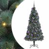 vidaXL &Aacute;rbol de Navidad artificial preiluminado con set de bolas Verde