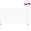 vidaXL Valla con Poste Gris 1,4 x 50 m Acero y PVC