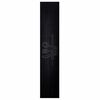 vidaXL Alfombra de cocina Negro 300 x 60 cm Terciopelo