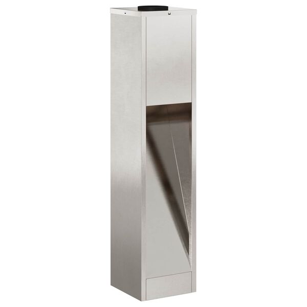 vidaXL Luz de Sendero LED Solar 2 pcs Plateado Acero inoxidable