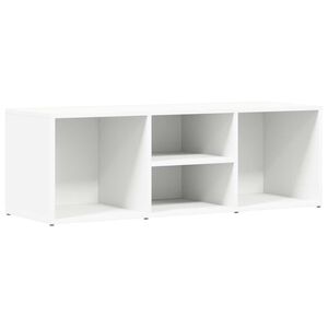 vidaXL Zapatero de madera contrachapada blanco 105x35x35 cm