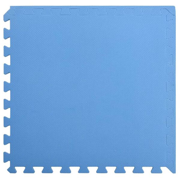 vidaXL Alfombrillas de goma EVA azul 24 uds 8,64 ㎡