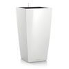 LECHUZA Macetero CUBICO 22 ALL-IN-ONE blanco brillante