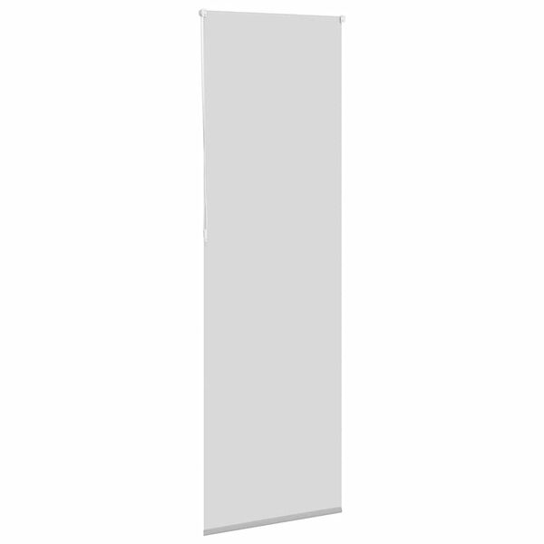 vidaXL Estor Enrollable Opaco gris claro 80x230 cm Tela Ancho 75,7 cm