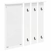 vidaXL Perchero de pared Montada en la pared Blanco 84 x 10 x 80 cm