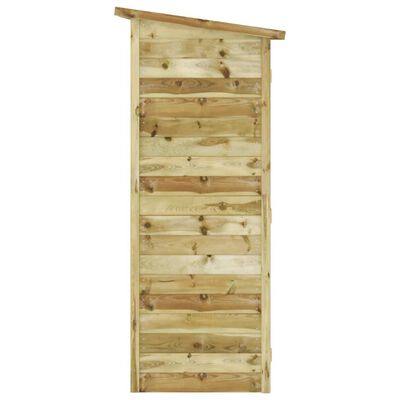 vidaXL Caseta de herramientas de jardín madera de pino 182x76x175 cm