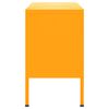 vidaXL Mueble para TV de acero amarillo mostaza 105x35x50 cm