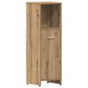 vidaXL Juego de muebles baño 4 piezas madera ingeniería roble artisan
