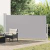 vidaXL Toldo lateral de jard&iacute;n o terraza 160x300 cm gris