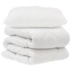 vidaXL Juego de Edred&oacute;n con almohada 2 uds. Blanco Microfibra