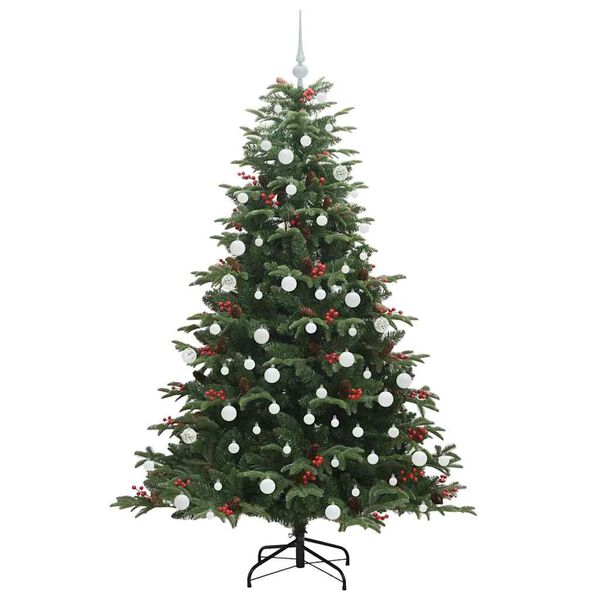 vidaXL &Aacute;rbol de Navidad artificial Verde 180 cm PVC, Metal y Pl&aacute;stico