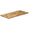 vidaXL Tablero de mesa borde natural madera maciza mango 120x60x3,8 cm