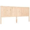 vidaXL Estructura de cama con cabecero madera maciza 200x200 cm