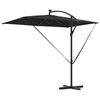 vidaXL Parasol de cantilever tipo plátano Negro 294 x 200 x 254 cm