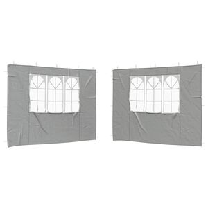 vidaXL Panel lateral de tienda para fiestas 2 uds. 300 x 195 cm