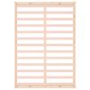vidaXL Estructura de cama doble de madera maciza 140x190 cm