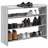 vidaXL Mueble zapatero madera contrachapada gris sonoma 80x25x62 cm