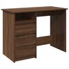 vidaXL Escritorio de madera de ingenier&iacute;a marr&oacute;n roble 102x50x75 cm