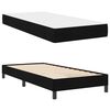 vidaXL Cama tipo Box Spring con colch&oacute;n Negro 100 x 200 cm tela